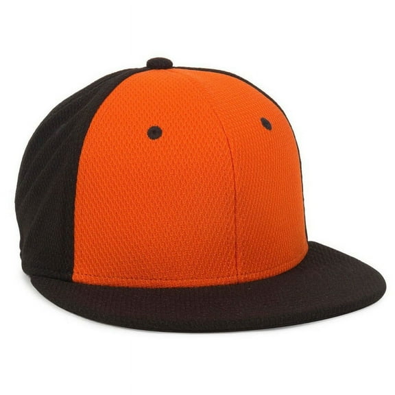 OC Sports CAGE25 Flexible Fitting Cap - Orange Black Black