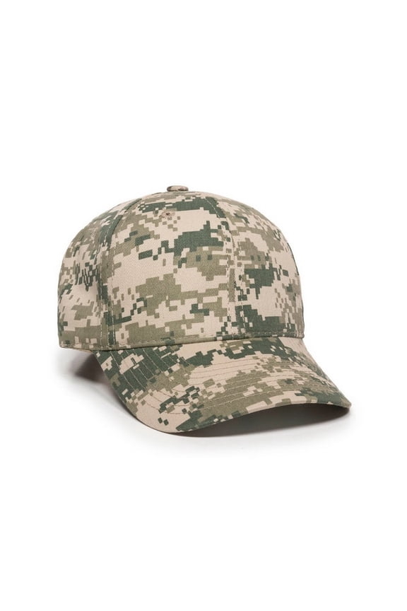 OC Sports DC-610 Cotton Twill Digital Camo Cap - Tan