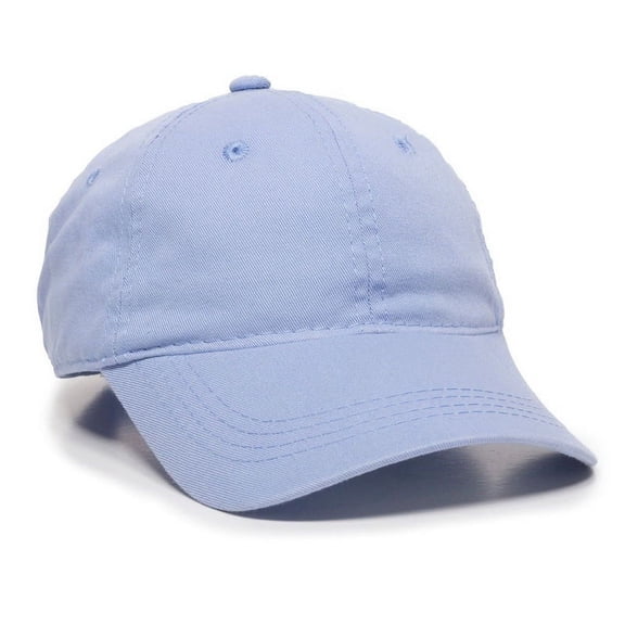 OC Sports GWT-111 Adjustable Strap Garment Wash Cotton Cap - Lt Blue
