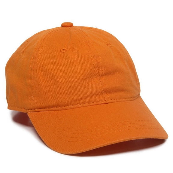 OC Sports GWT-111 Adjustable Strap Garment Wash Cotton Cap - Orange