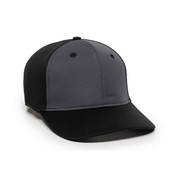 OC Sports MWS25 Flexible Fitting Cap - Graphite Black Black
