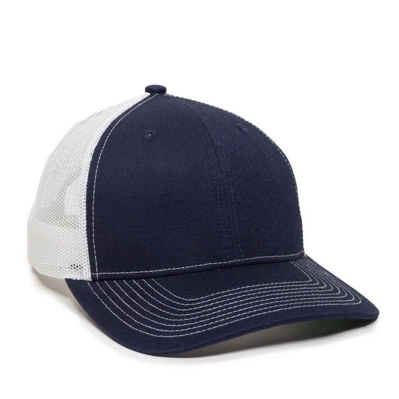 OC Sports OC771V Adjustable Mesh Back Cap - Navy White