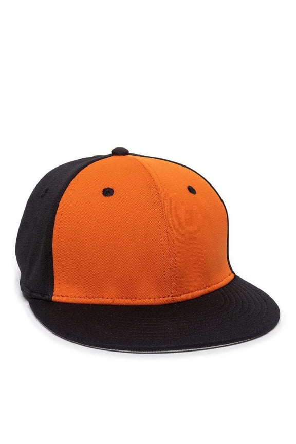 OC Sports TGS1930X Proflex Bamboo Charcoal Flat Visor Cap - Orange Bk