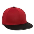 thumbnail image 1 of OC Sports TGS1930X Proflex Bamboo Charcoal Flat Visor Cap - Red Black, 1 of 8