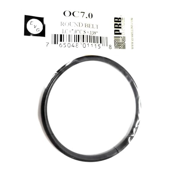 OC7.0, Round Rubber Belt, for Replacement for Tape Player I.C=7.0", C/S=.139"
