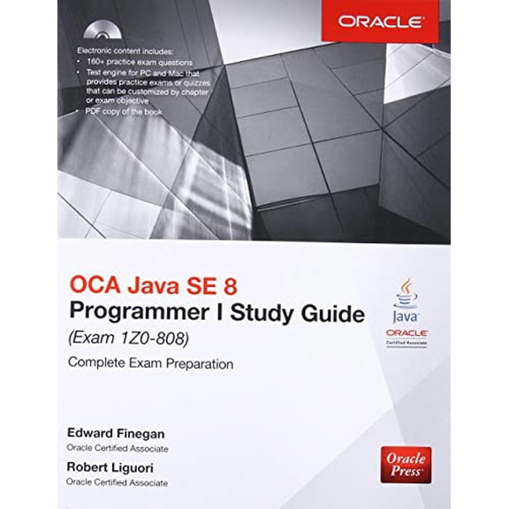 Pre-Owned Oca Java Se 8 Programmer I Study Guide (Exam 1z0-808) (Paperback) 1259587517 9781259587511