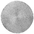 thumbnail image 1 of " OCCASIONS " 20 Pieces Pack Pressed Vinyl Metallic Placemats / Round Wedding Accent Centerpiece Placemat (Reef, Silver), 1 of 5
