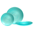 thumbnail image 1 of " OCCASIONS " 240 Plates Pack,(120 Guests) Premium Wedding Party Disposable Plastic Plates Set -120 x 10'' Dinner + 120 x 7'' Salad / Dessert (Belize, Aqua), 1 of 8