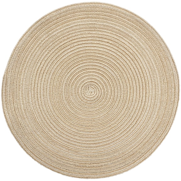 " OCCASIONS " 40 Pieces Pack / Centerpiece Placemats Washable Easy to Clean - Heat-resistand Handcrafted Woven Polyester Table Mats (Monaco, Beige)