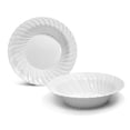 thumbnail image 1 of " OCCASIONS " 40 Pieces Plates Pack, Heavyweight Wedding Party Disposable Plastic Bowls (12oz Soup Bowl, Blossom in White), 1 of 9