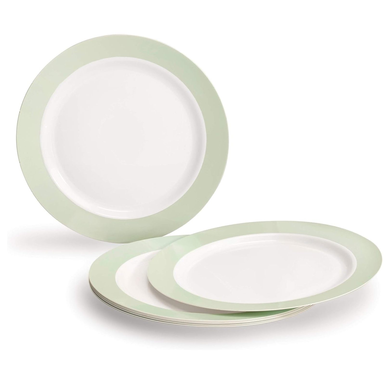 " OCCASIONS " 60 Plates Pack, Disposable Wedding Party Plastic Plates