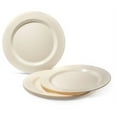 thumbnail image 1 of " OCCASIONS " 60 Plates Pack, Heavyweight Disposable Wedding Party Plastic Plates (10.5'' Dinner Plate, Plain Ivory), 1 of 6