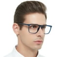 thumbnail image 1 of OCCI CHIARI 1.0 Reading Glasses Men Large Readers 1.00 Lightweight Nifty Magnifying Eyeglasses with Spring Hinges, Acrylic Lens(1.0 1.5 2.0 2.5 3.0 3.5 4.0 5.0 6.0) Anti Glare Relieve Eyestrain, 1 of 7
