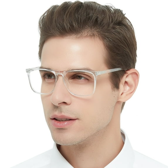 OCCI CHIARI 4.0 Reading Glasses Men Big Readers Nifty Magnifying Eyeglasses with Spring Hinges, Acrylic Lens(1.0 1.5 2.0 2.5 3.0 3.5 4.0 5.0 6.0) Anti Glare Relieve Eyestrain