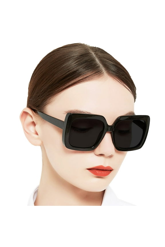 Bifocal Reading Sunglasses Women 1.5 Oversized Glasses UV Protection 1.0 1.5 2.0 2.5 3.0 3.5 with Acrylic Lens