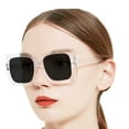 thumbnail image 1 of OCCI CHIARI Bifocal Sunglasses Reading Glasses Women Oversized Sunglass Readers 1.0 UV Protection Outdoor 1.0 1.5 2.0 2.5 3.0 3.5 with Acrylic Lens, 1 of 6