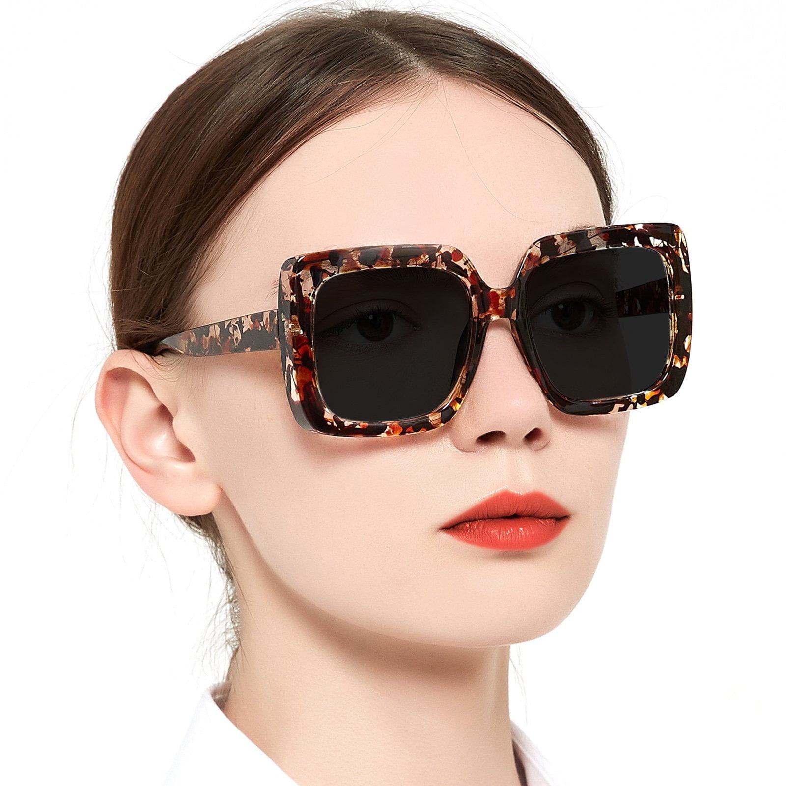 OCCI CHIARI Bifocal Sunglasses Reading Glasses Women Oversized Sunglass Readers 1.5 UV Protection Outdoor 1.0 1.5 2.0 2.5 3.0 3.5 with Acrylic Lens