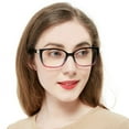 thumbnail image 1 of OCCI CHIARI Fashion Reading Glasses for Women 1.50 OversizedReaders 1.0 1.25 1.5 1.75 2.0 2.25 2.5 2.75 3.0 3.5 4.0 5.0 6.0 (Blue-Purple,1.0+), 1 of 7