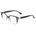 thumbnail image 1 of OCCI CHIARI Fashion Reading Glasses for Women Square Readers (Black-Clear,2.00), 1 of 7