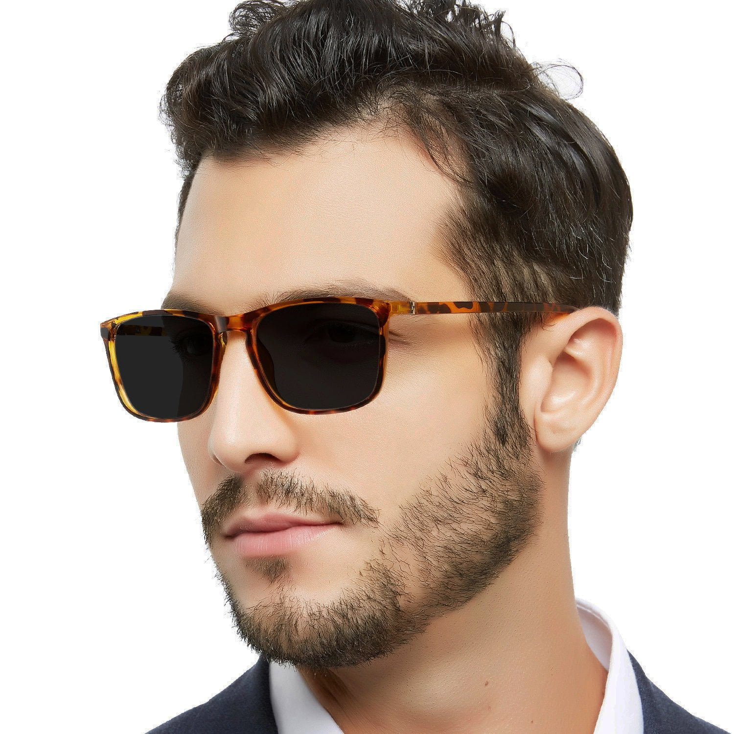 OCCI CHIARI Large Reader Sunglasses 3.0 Power Men Reading Sunglasses UV Protection Outdoor 1.0 1.25 1.5 1.75 2.0 2.25 2.5 2.75 3.0 3.5 Tortoise 3.00 with Acrylic Lens Walmart