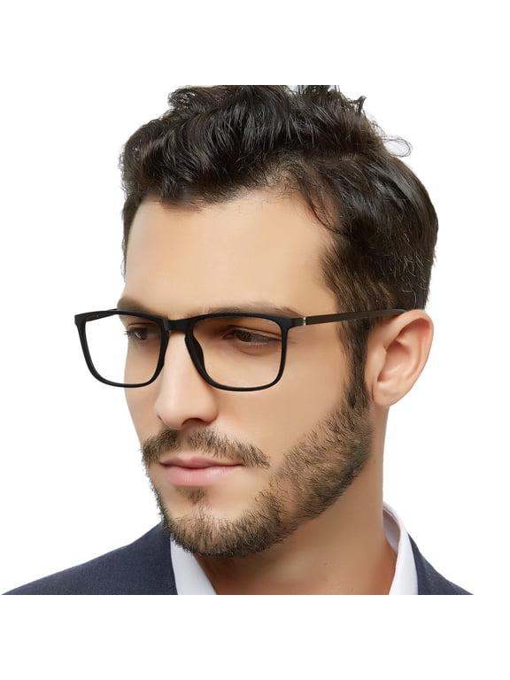 Men's Black Readers 1.5 Lightweight Reading Glasses(Black 1.50)with Acrylic Lens
