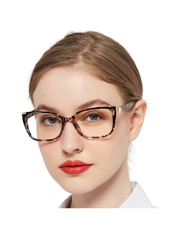 Reading Eye Glasses 3.5 Reader for Women Anti Glare, Relieve Eyestrain with Acrylic Lens