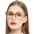 thumbnail image 1 of OCCI CHIARI Reading Glasses 1.75 for Women Shiny Readers 1.00 1.25 1.50 1.75 2.00 2.25 2.50 2.75 3.00 3.50 4.00(Brown/Rose Gold) Acrylic Lens, 1 of 6
