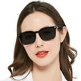 thumbnail image 1 of OCCI CHIARI Reading Sunglasses 1.0 Women's Trendy Sun Readers 1.00 1.25 1.50 1.75 2.00 2.25 2.50 2.75 3.00 3.50 4.00 5.00 6.00 (Black) UV Protection Blue Light Blocking Outdoors Arylic Lens, 1 of 6