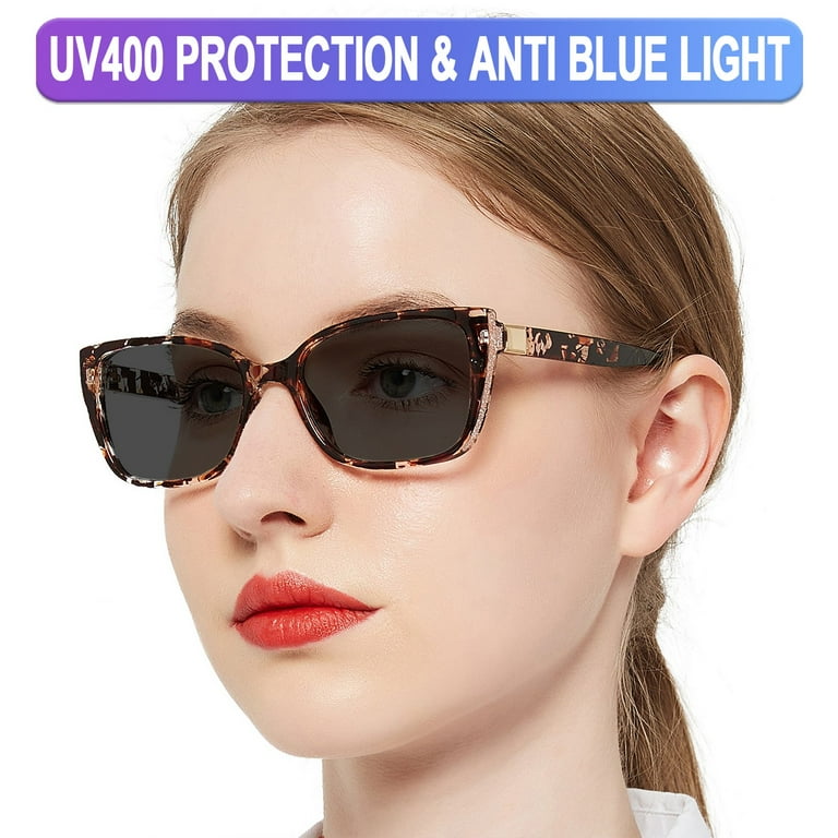 OCCI CHIARI Women's 1.50 Reading Glasses Sunglasses Blue Light Sunglass UV  Protection Bling Readers 1.0 1.25 1.5 1.75 2.0 2.25 2.5 2.75 3.0 3.5 with  Acrylic Lens 