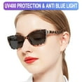 thumbnail image 1 of OCCI CHIARI Women's 2.00 Reading Glasses Sunglasses Blue Light Sunglass UV Protection Grey Readers 1.0 1.25 1.5 1.75 2.0 2.25 2.5 2.75 3.0 3.5 with Acrylic Lens, 1 of 7