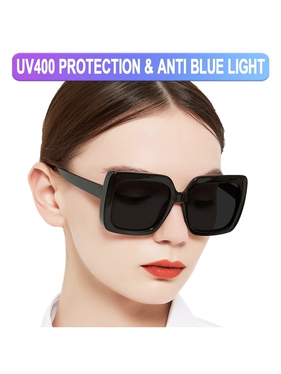 Womens Sunglasses Reading Glasses 1.5 Sunglass Readers 1.0 1.25 to 3.5 (4 Colors Available) Blue Light Blocking, UV Protection Outdoor with Acrylic Lens