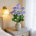 thumbnail image 1 of OCCOA Artificial Flowers Carnation Flower,Silk Carnations Flower Bouquets, for Wedding, Home Office Garden Decoration, Table Centerpieces, Floral Arrangements,Blue, 1 of 6