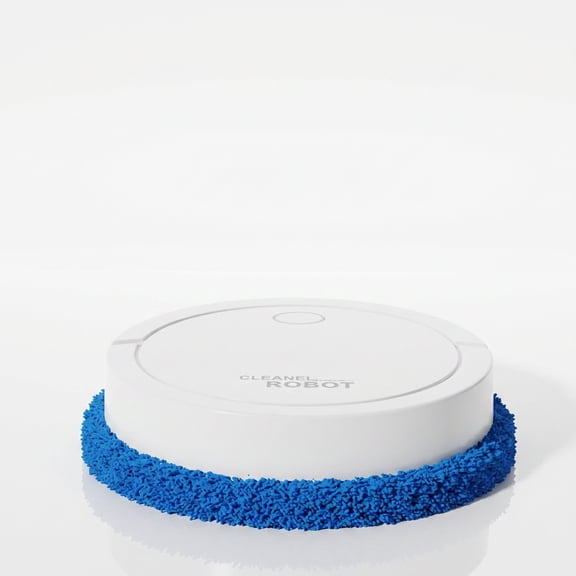 OCCOA Floor Mopping Robot Fully Automatic Wet Dry USB Charging Smart Sweeping for Household Hard Floors with Obstacle Avoidance, White