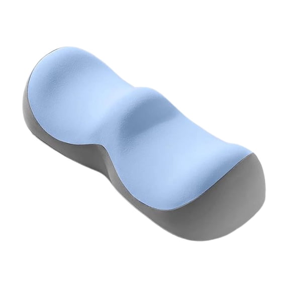 OCCOA Foam Leg Elevation Pillow Ergonomic Wedge Rest, Sleeping Leg Support Reduce Swelling Pressure Fatigue, Washable Cover for Bed Pregnancy Recovery, Blue