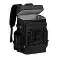 thumbnail image 1 of OCCOA Ice Bag Double-shoulder Picnic Backpack Insulated, Portable Outdoor Camping Cooler Bag with Refrigeration Compartment, Thermal Leakproof Lunch Carrier, Black, 1 of 6