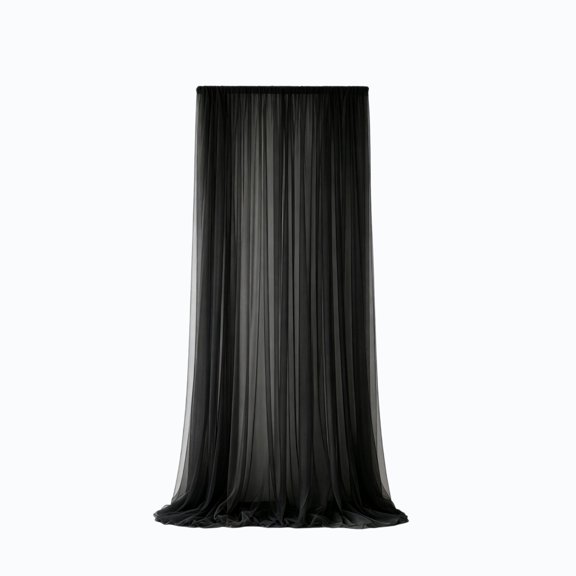 OCCOA Lightweight Sheer Curtain Panel Outdoor Sun Shade, Mesh Drape for Patio Gazebo Porch Window, Soft Light Filtering Privacy Curtain, Multicolor