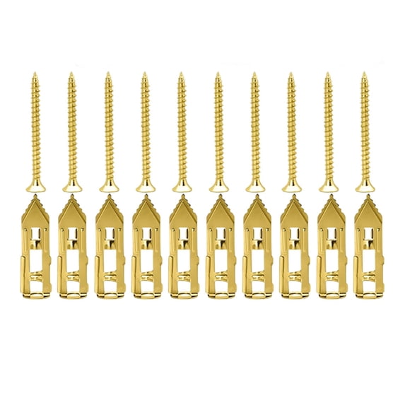 OCCOA Self Drilling Drywall Anchors with Screws Kit,2026 Upgraded Board Anchors Kit,Sheetrock Anchors and and Screws, Eliminating The Need for Drilling or Punching Holes in The Wall,B
