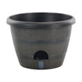 thumbnail image 1 of OCCOA Self-Watering Barrel-Style Planter Thickened Double-Layer, Plastic Flower Pot with Water Reservoir, Home Decor Succulent Planter, Multicolor, 1 of 6