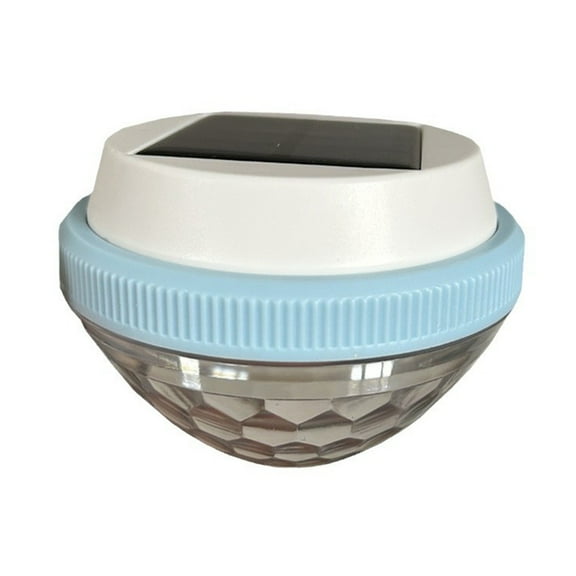 OCCOA Solar Powered Floating Pond Lights for Courtyard and Pool, 4 Inch LED Waterproof Floating Lamp with Color Changing RGB Modes, White