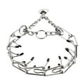 thumbnail image 1 of OCCOA Stainless Steel Heavy Duty Dog Training Collar with Chains and Safe Buckle, Adjustable Metal Prong Collar for Walking and Obedience Training, Silver, 1 of 6