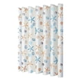 thumbnail image 1 of OCCOA Starfish Patterned Shells Design Shower Curtain Waterproof, PEVA Bathroom Partition Curtain Mildew Proof, Rustproof Grommet Hanging Drape, Multicolor, 1 of 6