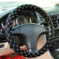 thumbnail image 1 of OCCOA Steering Wheel Cover,Anti Slip Car Steering Wheel Cover for Car Decorations & Steering Wheel Protections,Universal Wheel Cover Car Interior Accessories for Men & Women ,A, 1 of 6