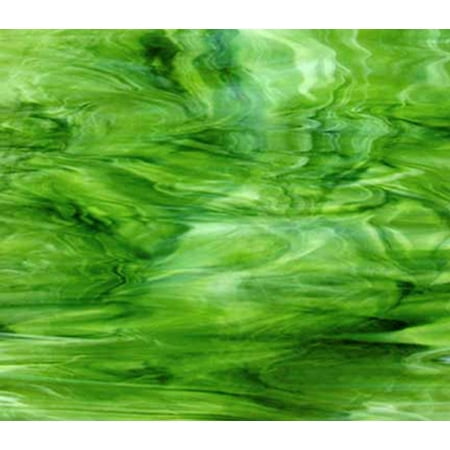 OCEANSIDE STAINED/FUSING GLASS SHEETS - CONGO PEARL OPAL MIX FUSIBLE (Small 8" x 12")