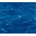 thumbnail image 1 of OCEANSIDE STAINED/FUSING GLASS SHEETS - DARK BLUE/WHITE WISPY FUSIBLE (Small 8" x 12"), 1 of 1