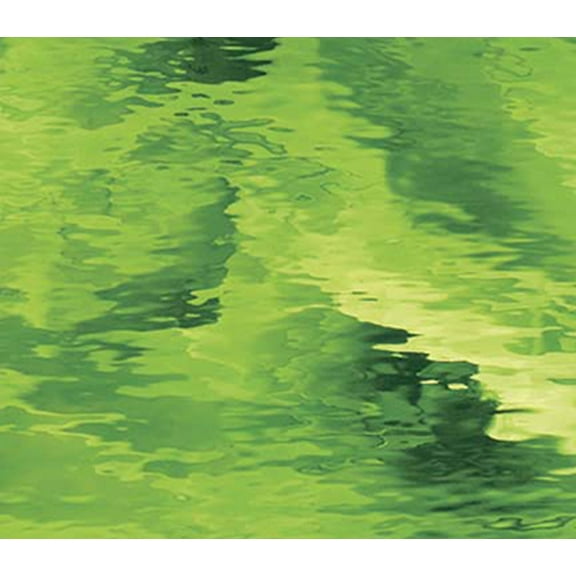 OCEANSIDE STAINED/FUSING GLASS SHEETS - MOSS GREEN WATERGLASS FUSIBLE (Small 8" x 10")