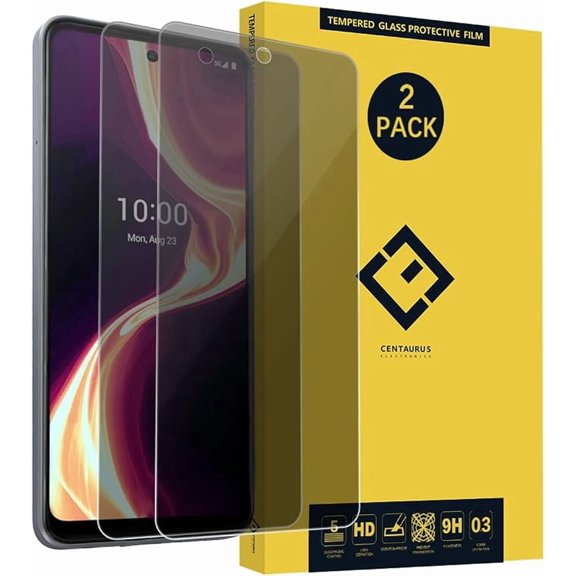 OCESTORE 2 Pack Privacy Screen Protector, Anti-Spy Anti-Scratch Ultra-Thin Clear 9H Tempered Glass Protective Film Replacement for Boost-Celero 5G Plus 2023(Not Applicable 2024)