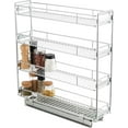 thumbnail image 1 of OCG 4-Tier Slide Out Kitchen Slim Storage Wire Baskets for Storage Organizer (8"W x 21"D x 22.2"H), Narrow Pull Out Storage for Narrow Space, 1 of 5