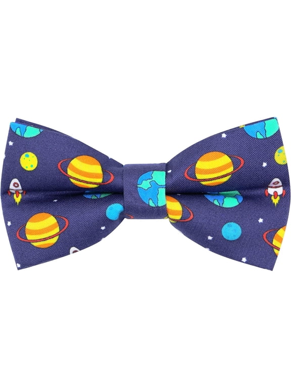 Cute Pattern Pre-tied Bow Tie Adjustable Bowties for Adult & Children