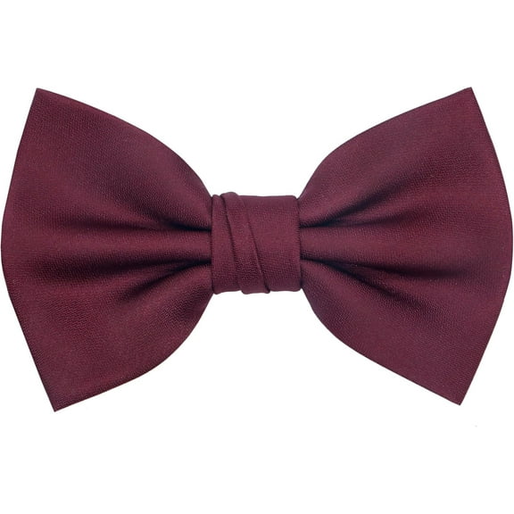 OCIA Mens Pre-tied Solid Bowtie Adjustable Formal Tuxedo Bow Tie for Wedding Party