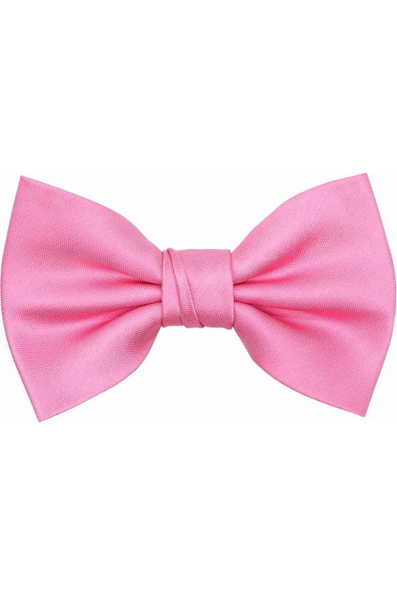 Mens Pre-tied Solid Bowtie Adjustable Formal Tuxedo Bow Tie for Wedding Party